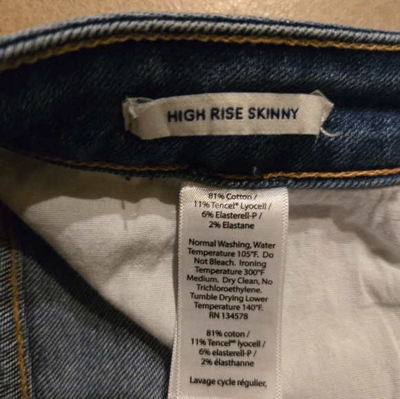 Vineyard Vines Jamie High Rise Skinny Jeans Size 29 $178 MSRP - Picture 8 of 12